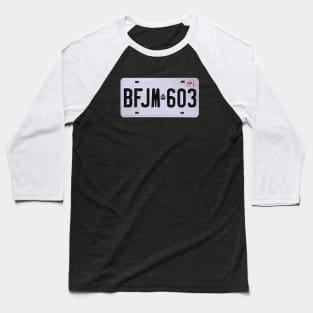 Bo's License Plate Baseball T-Shirt